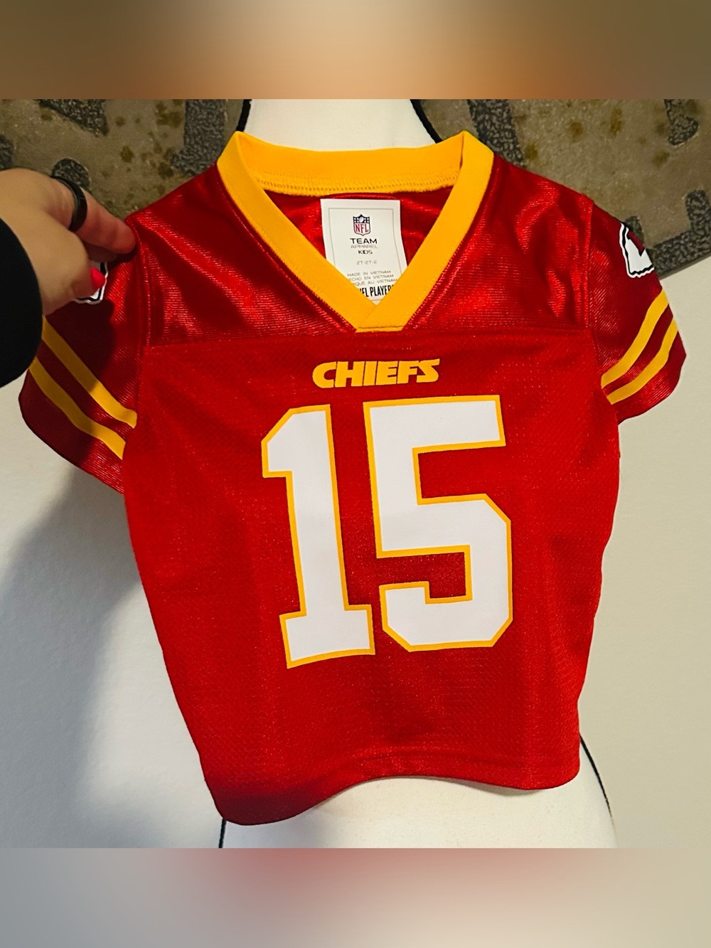 Kansas City Chiefs Red #15 Kids Jersey ❤️